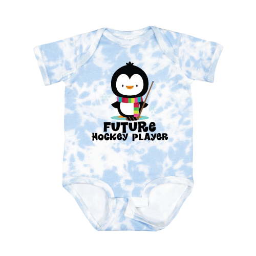 Inktastic Future Hockey Player Penguin Boys or Girls Baby Bodysuit