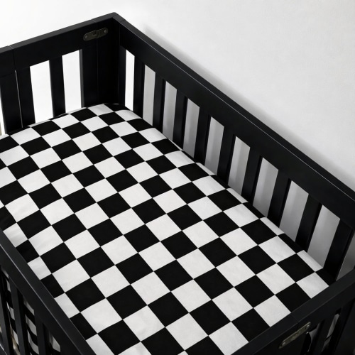 Bamboo Crib Sheet in Venice (RESTOCKED)