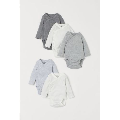 5-pack Wrapover Bodysuits