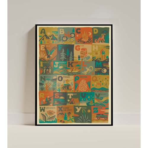 ABC's of Adventure Poster 18 x 24
