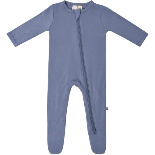 KYTE BABY Infant and Toddler Dual Zipper Footie, Ultra-Soft Rayon Made From Bamboo, Boys and Girls Clothing
