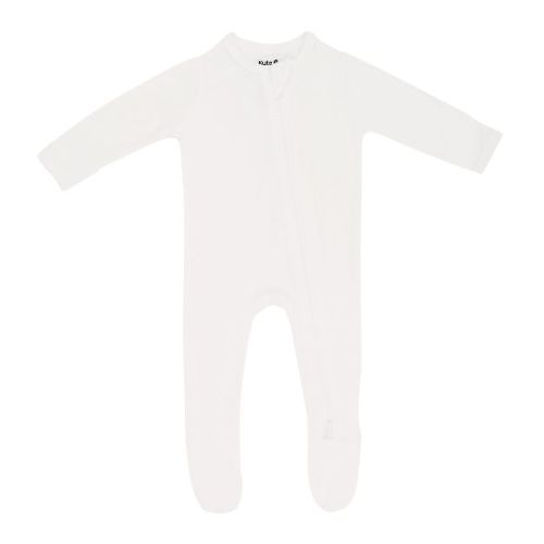 Kyte Baby Zippered Footie in Cloud SIZE PREEMIE