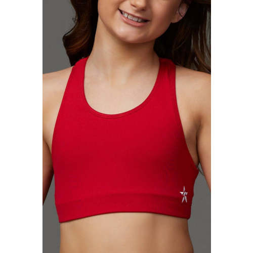 On the Go Sports Bra in Red – Rebel Athletic