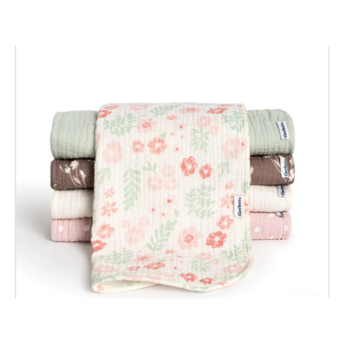 5-Pack Baby Girls Pink Floral Muslin Burp Cloths – Gerber Childrenswear