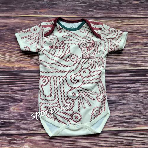 Mexico Baby Soccer Jersey, pañalero Bebe Jumpsuit , Seleccion Mexicana white baby Bodysuit