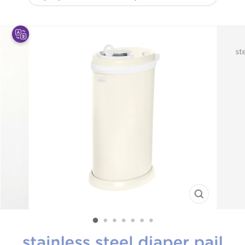 stainless steel diaper pail