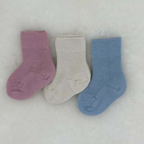 GRÖDO Baby Organic Wool Socks, Thin – Danish Woolen Delight