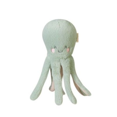 SARO Sensory Ocean Life Plush Toy (Hunter Mint) - Soft Baby & Toddler Toy for Emotional Development - Sensory Play