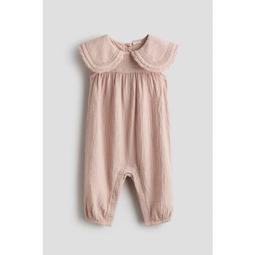COTTON MUSLIN ROMPER SUIT