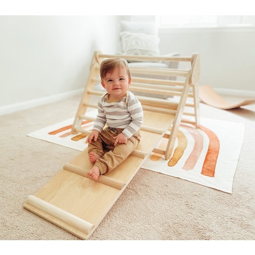 Lily & River Little Climber Pikler Triangle With Ladder/Slide | Pottery Barn Kids