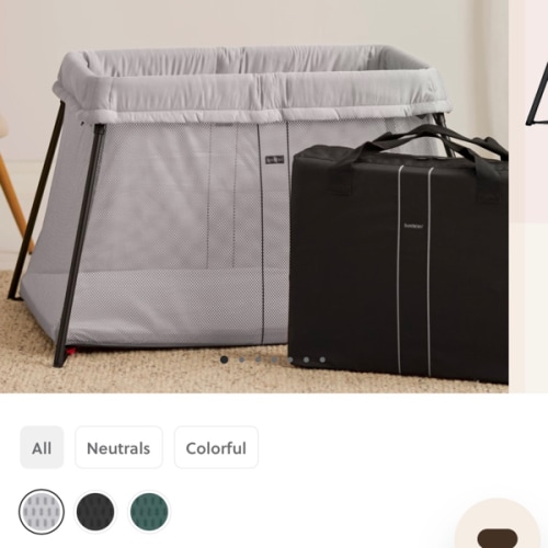 BabyBjörn Travel Crib Light