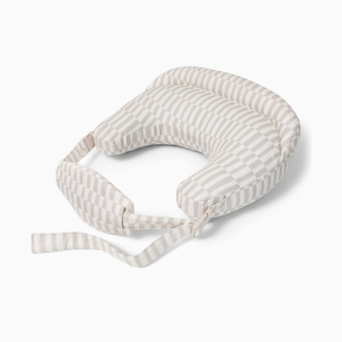 Complete Nursing Pillow - Taupe Broken Stripes