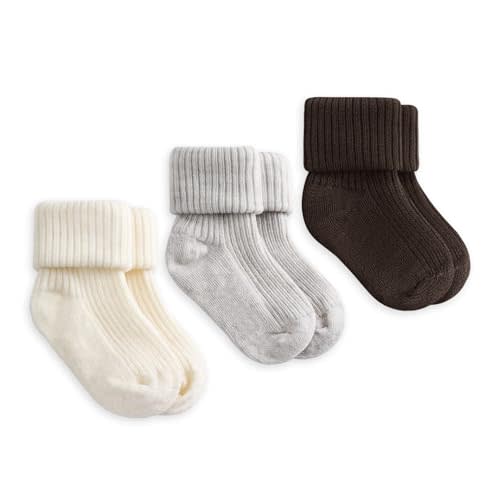 Merino Protect Merino Wool Socks For Toddler Temperature Regulate Baby Sock Soft Knee High Socks 3Pack