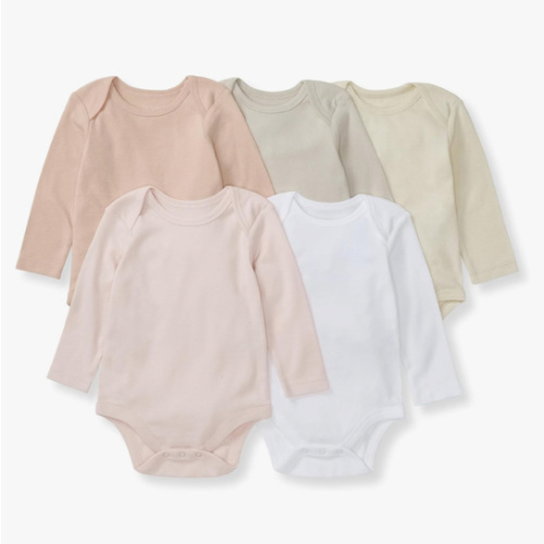 Amazon.com: Burt's Bees Baby Unisex Bodysuits, Short Sleeve Organic Sleepwear, 5-Pack | Essential baby bodysuit pack featuring an easy-on and off lap-shoulder neck design for stress-free daily outfitting: Clothing, Shoes & Jewelry