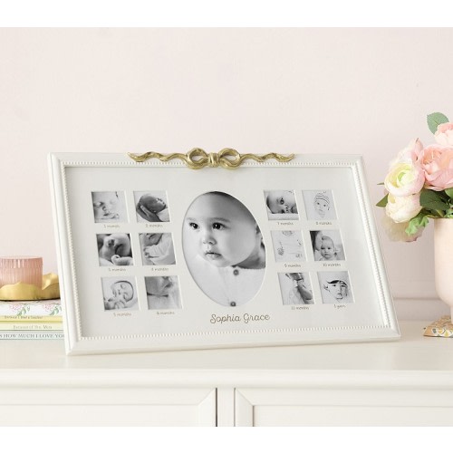 LoveShackFancy Bow First Year Frame | Pottery Barn Kids