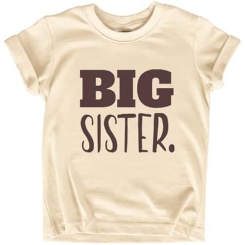 Big Sister Shirt Big Sister Announcement Toddler Shirts Promoted to Girls Outfit