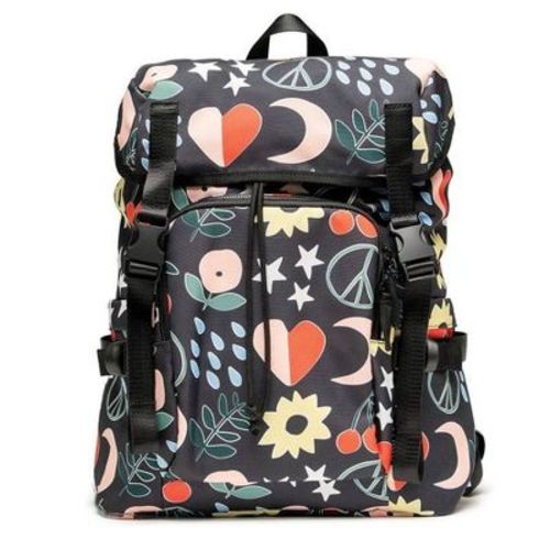 Colugo Parent Diaper Backpack - Park Icon: Abstract Pattern, Backpack Diaper Bags, 17.5" Height