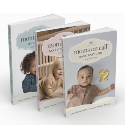 Moms on Call 3 Book Bundle | Basic Baby Care, Next Steps Baby Care, & Toddler Book 0 Months-4 Years | Parenting Set | 20th Anniversary Editions