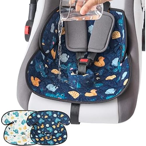 2 Pack Waterproof Piddle Pads Carseat Potty Training Car Seat Protector Waterproof Car Seat Liner Cover to Prevent Pee