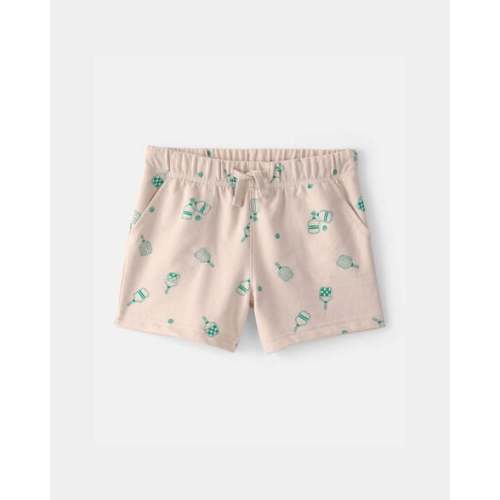 Toddler Boy Pickleball French Terry Shorts - Brown | Carter's