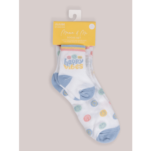 Mama & Me Socks -  Happy Baby Vibes