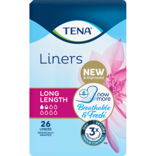 Tena Long Length Liners 26pk