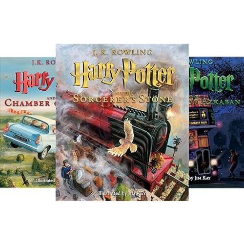 Harry Potter Illustrated Editions (5 book series) Hardcover Edition