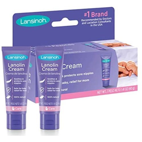 Lansinoh Lanolin Nipple Cream for Breastfeeding, 2.82 Ounces