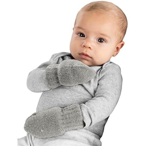 Funky Junque Newborn Baby Winter Mittens – Fleece Lined No-Thumb Infant Mittens for Babies 0–9 Months Baby Essentials