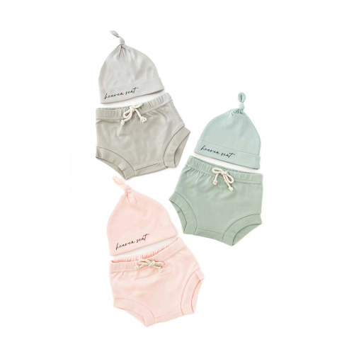 Heaven Sent Beanie & Shorts teal
