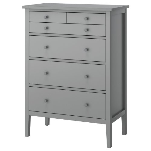 GULLABERG 6-drawer dresser - gray/anchor/unlock function 35x18 7/8x48 "