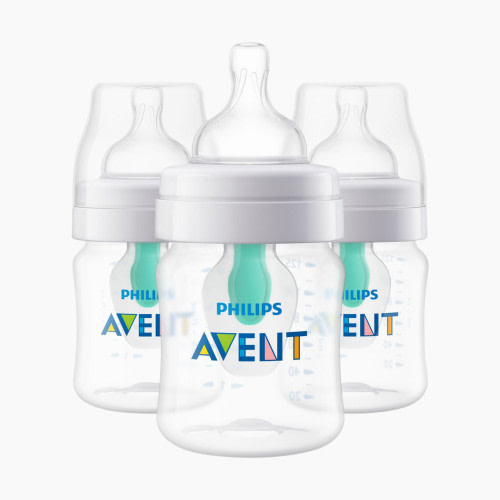 Philips Avent Anti-colic Bottle with AirFree Vent - Clear, 4 oz, 3