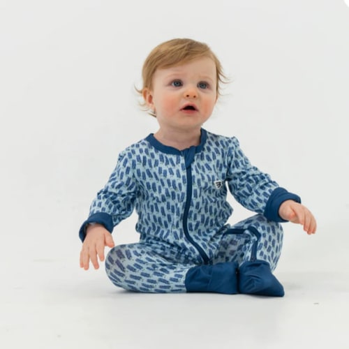 Baby Zip Up - Bluebonnet