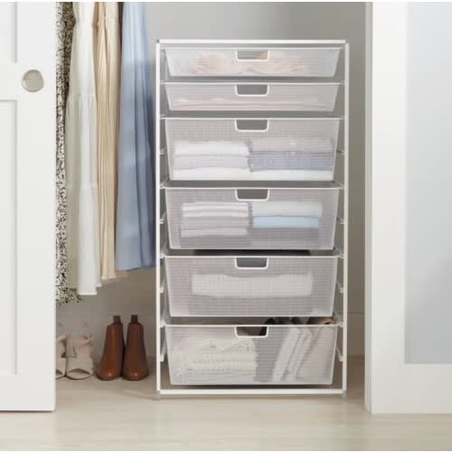 Elfa Wide Tall Drawer Solution | The Container Store