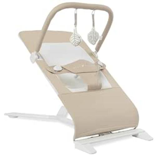 Amazon.com : Baby Delight Alpine Deluxe Portable Bouncer, Infant, 0-6 Months, 100% GOTS Certified Cotton Fabrics, Organic Oat : Baby