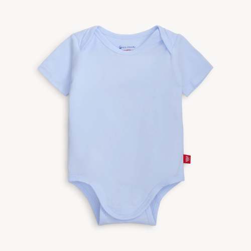 soft baby blue CloudStretch™ magnetic bodysuit – Magnetic Me