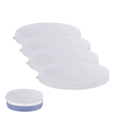 7.8" Porcelain Plate Silicone Lids