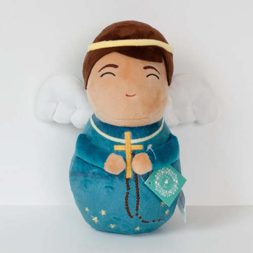 Teal Blue Guardian Angel Plush Doll - Shining Light Dolls