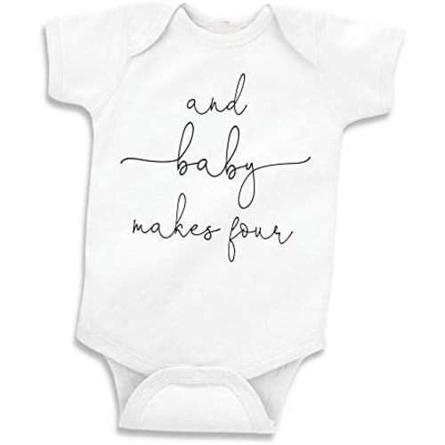 Bump and Beyond Designs Baby Announcement Gift for Family of Four