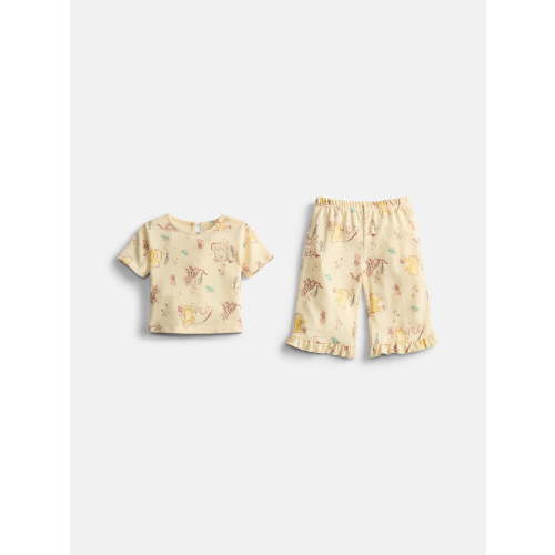 Winnie the Pooh Baby Girls Graphic Tee and Pants Set, 2-Piece, Sizes 0M-24M