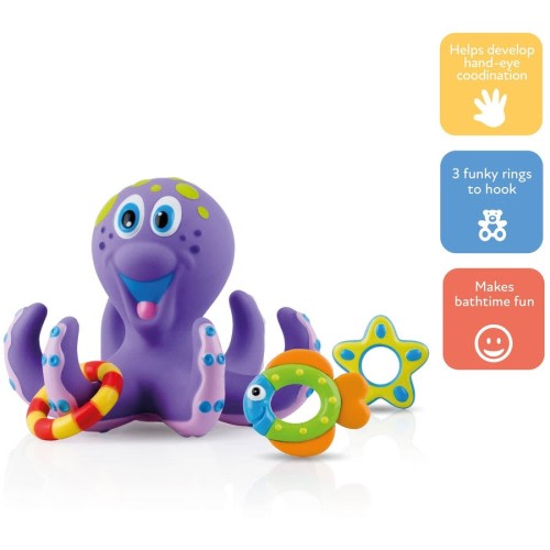 Nuby Octopus Hoopla Bath Toy