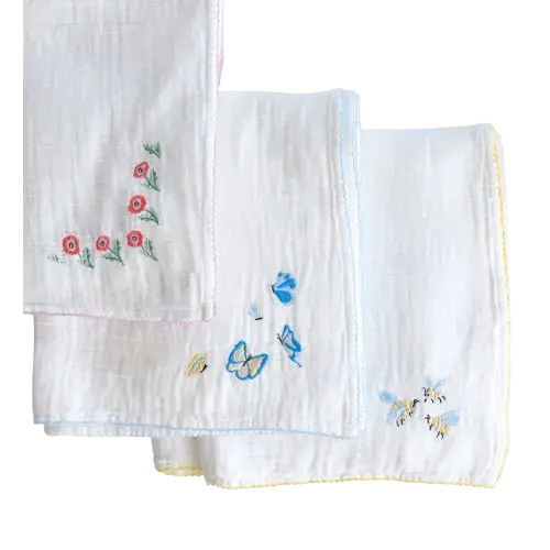 Embroidered Shawl Blanket Set | Over The Moon
