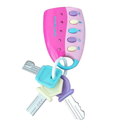 Remote Control Car Key Toy for Toddlers Early Learning Educational Music Toy with Lock Model