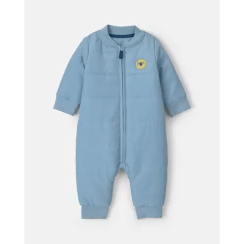 Baby Boy 'Tiny Explorer' Long-Sleeve Jumpsuit - Blue | Carter's