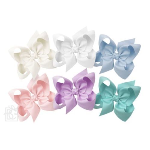 Satin Double Knot Bow on Clip