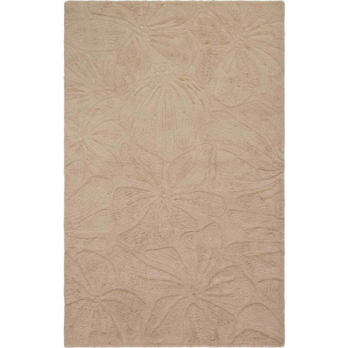 Sage & Wild Floral Field Washable Wool Area Rug, Pink