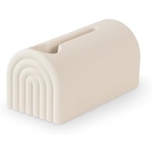 mushie Bath Spout Cover | Soft Silicone Bathtub Faucet Safety Guard for Kids | Universal Fit (Shifting Sand)
