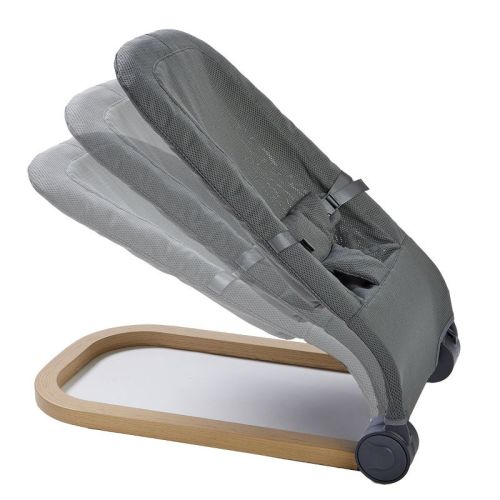 Primo Giggle Bounce Deluxe Folding Baby Bouncer - Gray