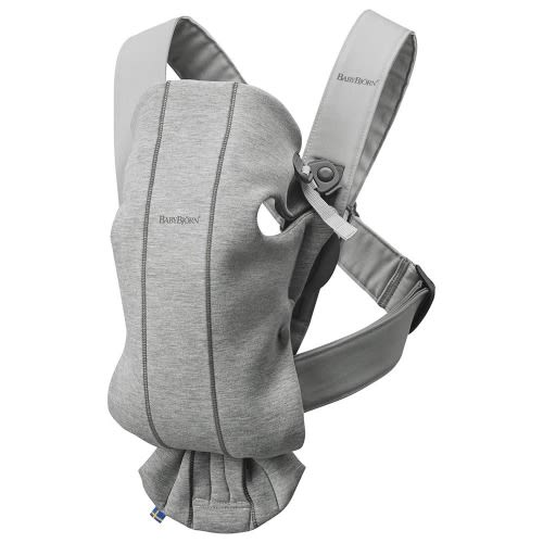 BABYBJORN - Baby 3D Jersey Carrier Mini - Light Grey, | Buy at Best Price from Mumzworld