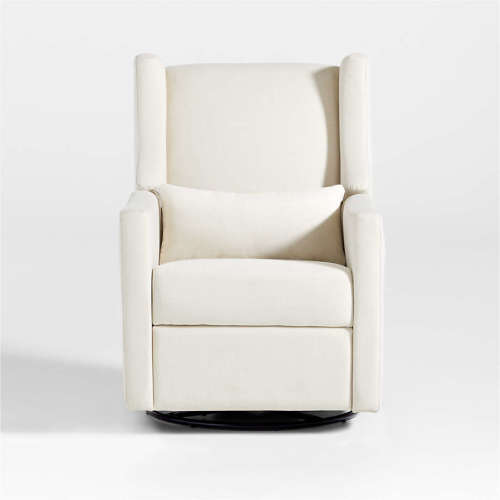Babyletto Kiwi Cream Electronic Swivel Glider Power Recliner Nursery Chair